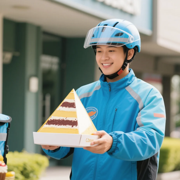Custom Pyramid Cake Boxes