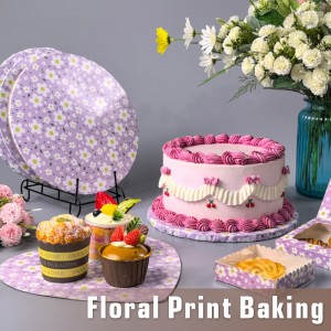 Floral Print Baking
