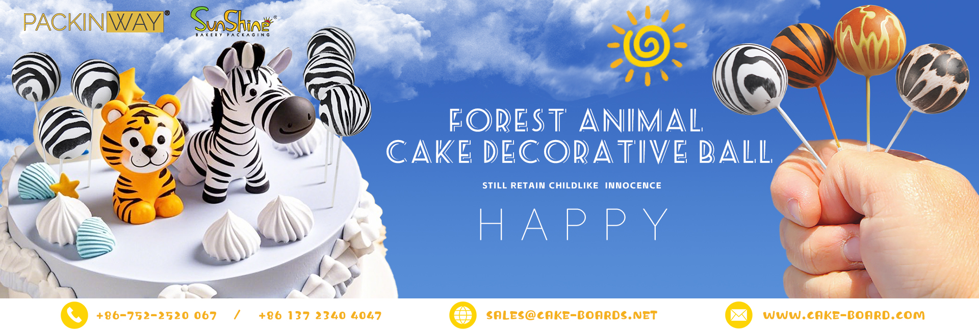 Forest animalcake decorative dall
