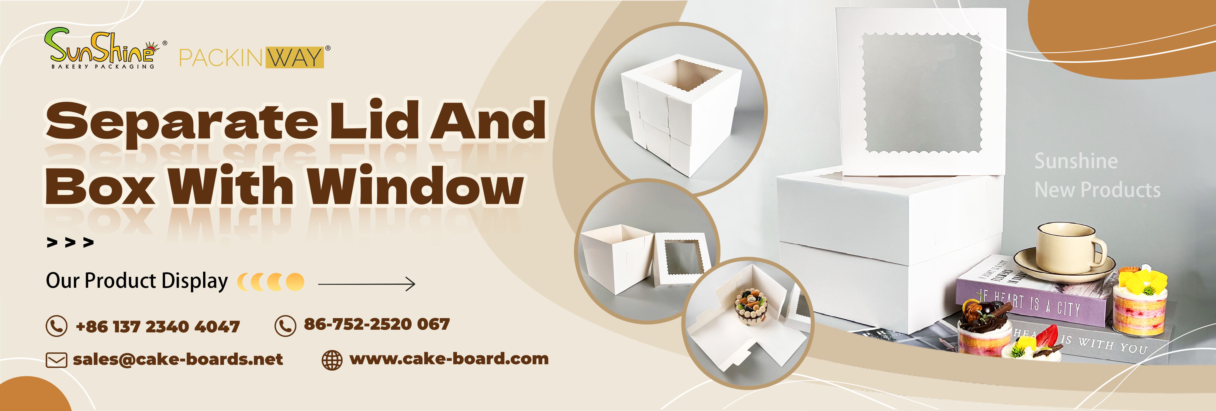 Separate Lid And Box With Window