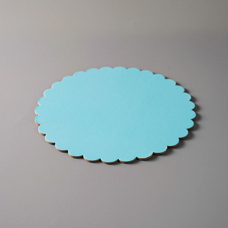 Square Scalloped Tall Cake Box Blue (2)