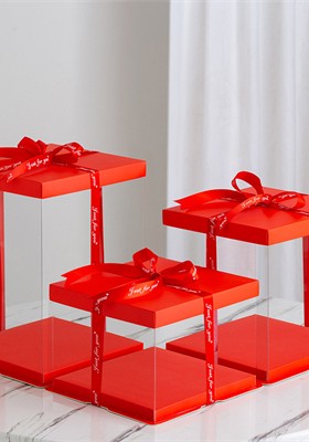 赤いケーキボックス (1)
