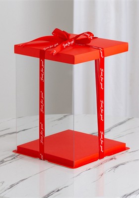 लाल केक बॉक्स (4)