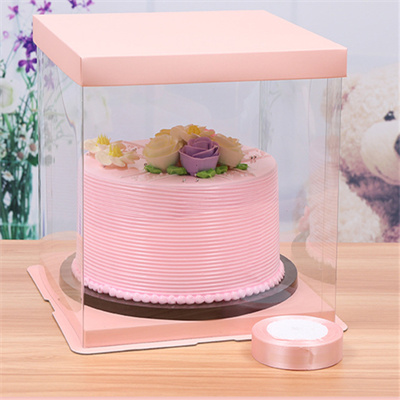 गुलाबी केक बॉक्स (3)