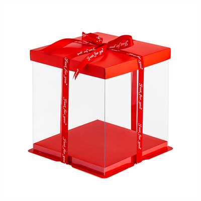 लाल केक बॉक्स (5)